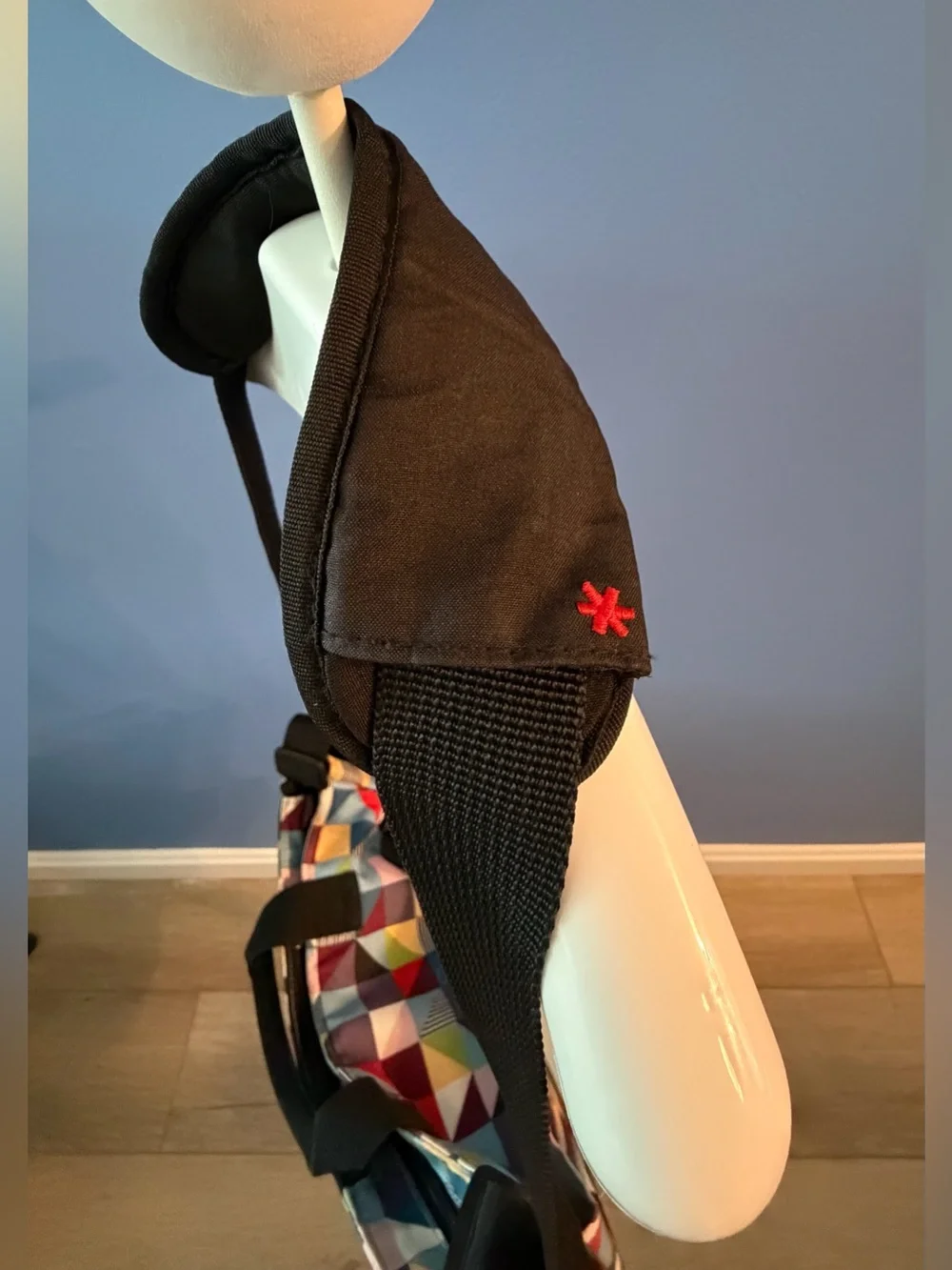 Skip Hop Duo Signature Prism Multicolor Geometric Crossbody Diaper Bag